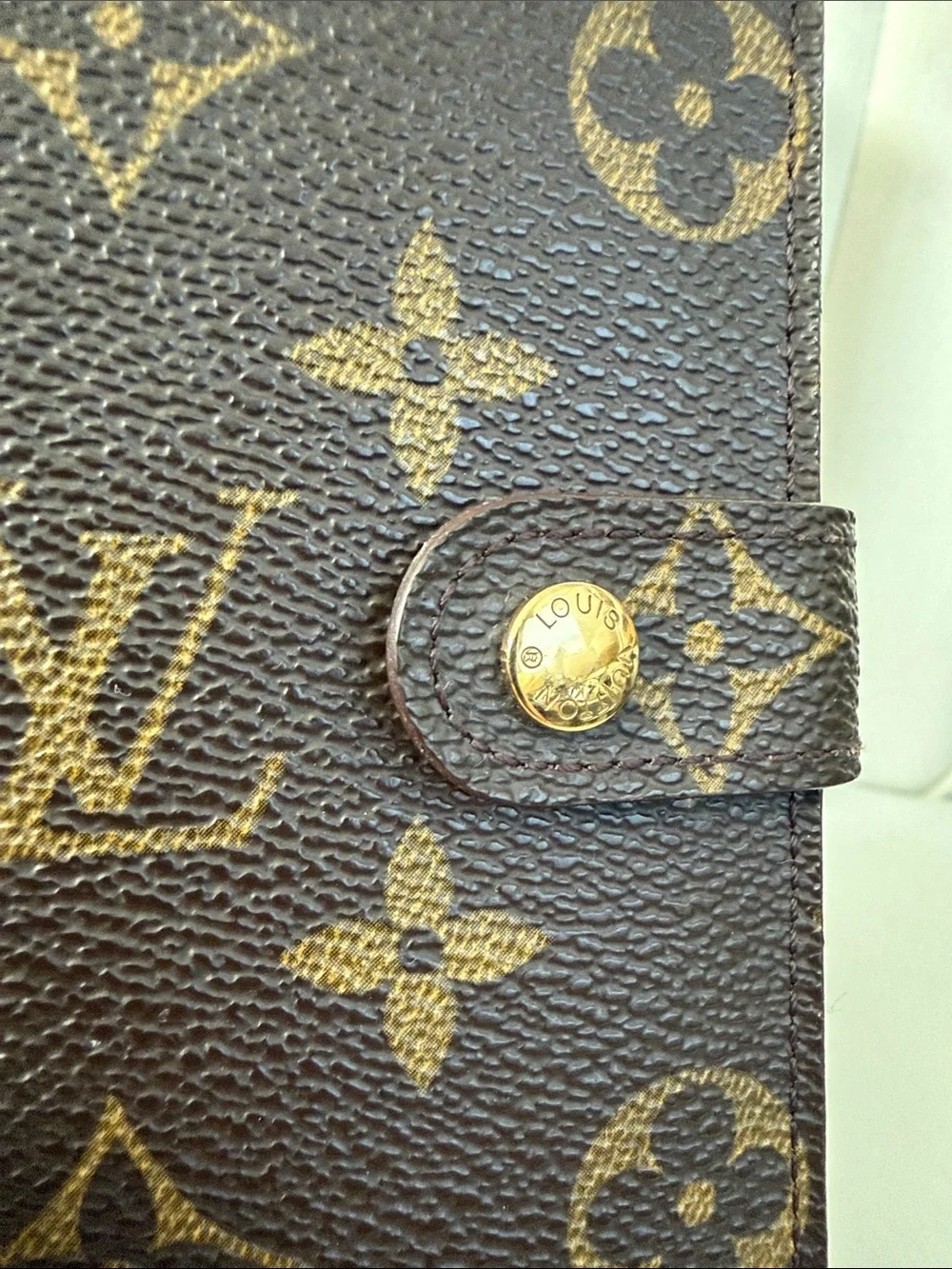 Louis Vuitton Monogram PM Agenda Cover Planner Organizer Notebook Holder